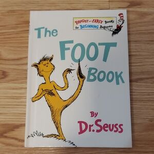 Vintage 1968 The Foot Book by Dr. Seuss EUC